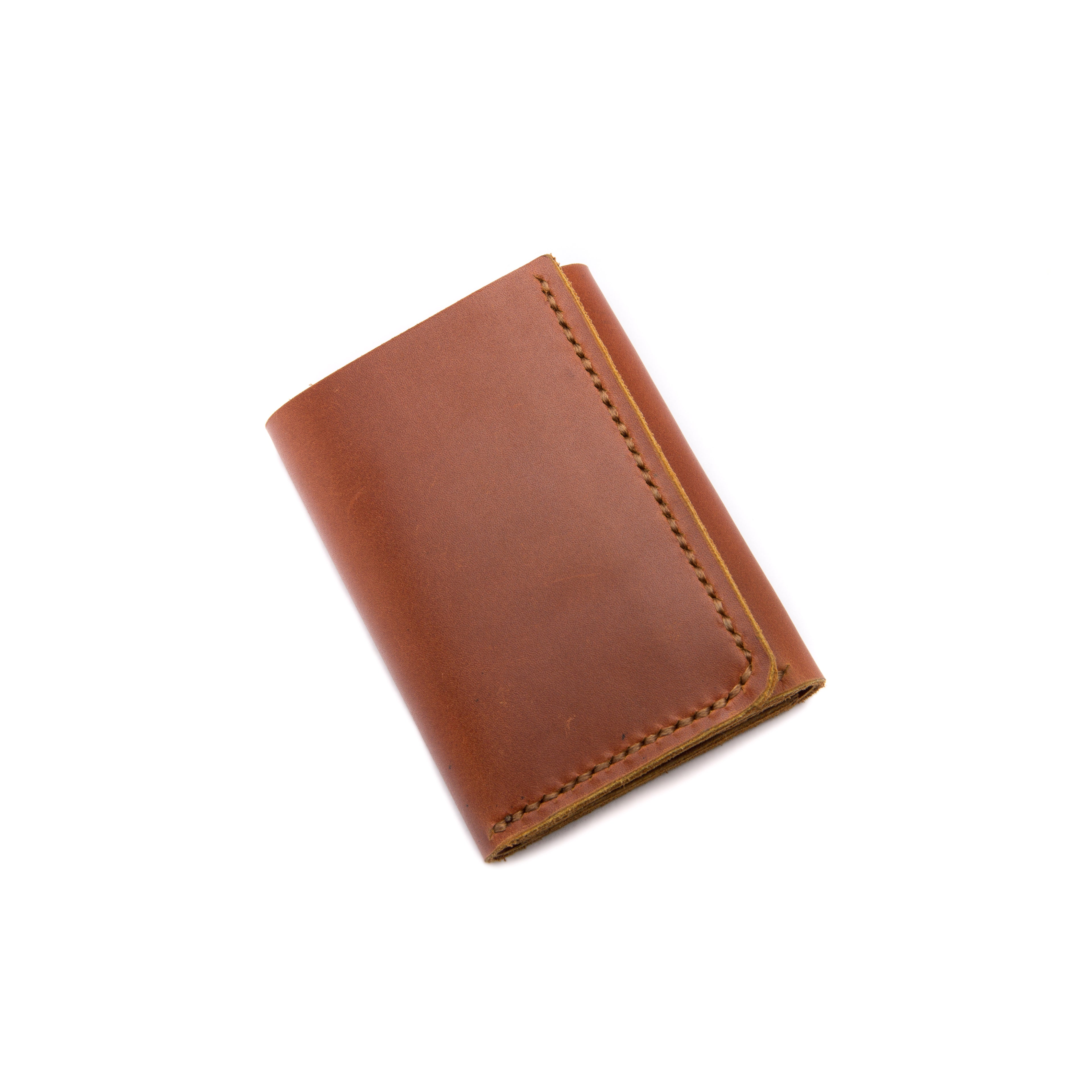 Tri-fold Wallet . Brown