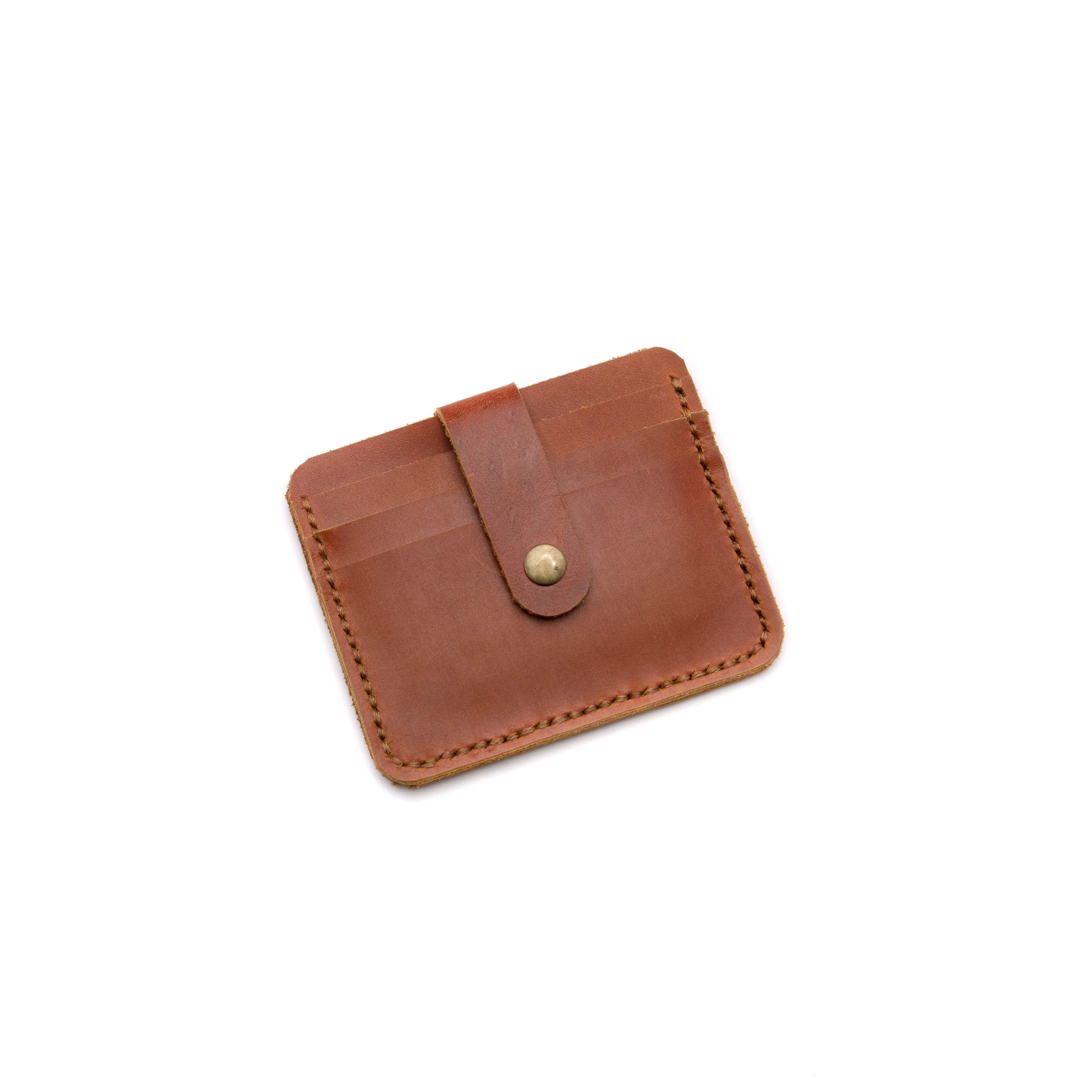 Classic Card Holder . Brown