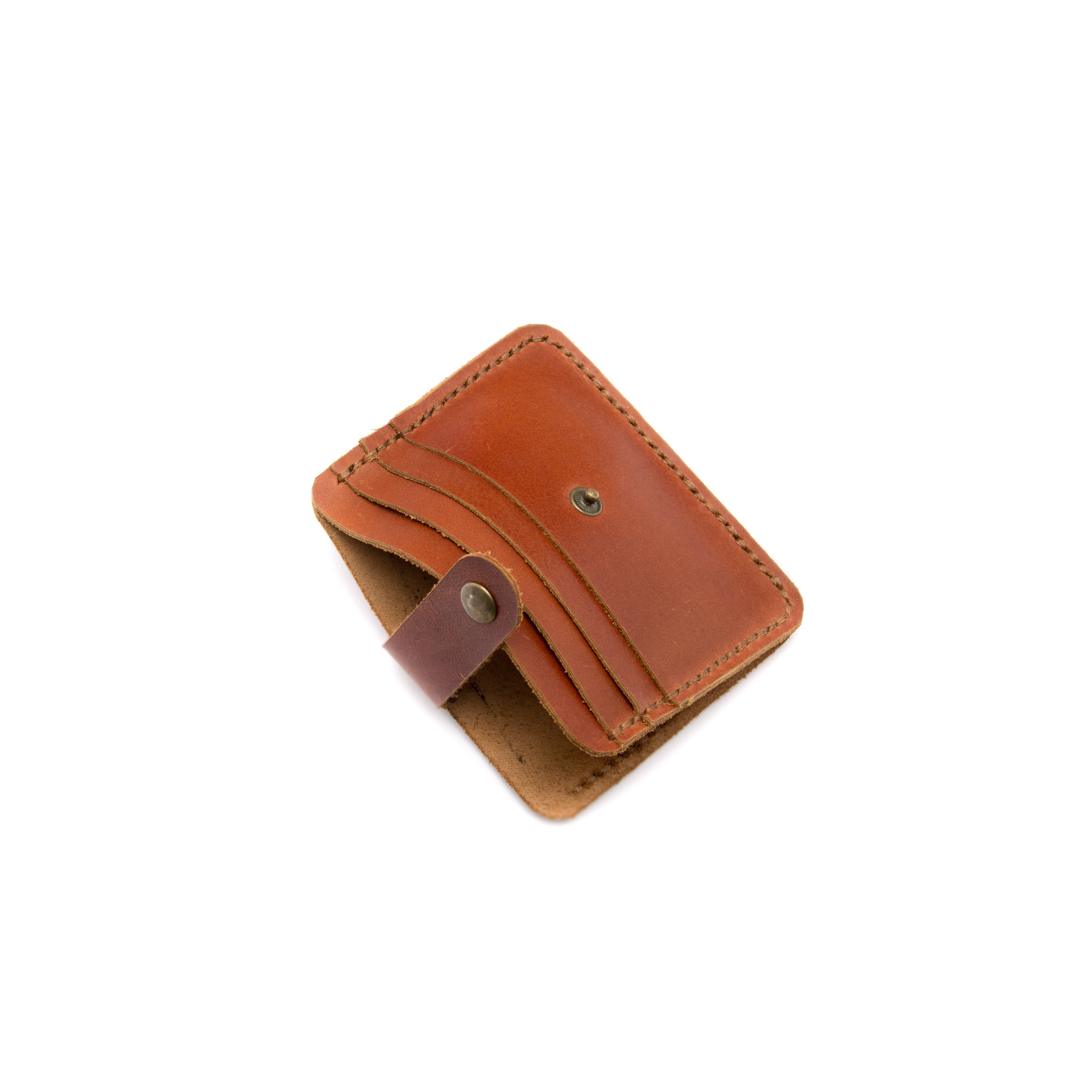 Classic Card Holder . Brown