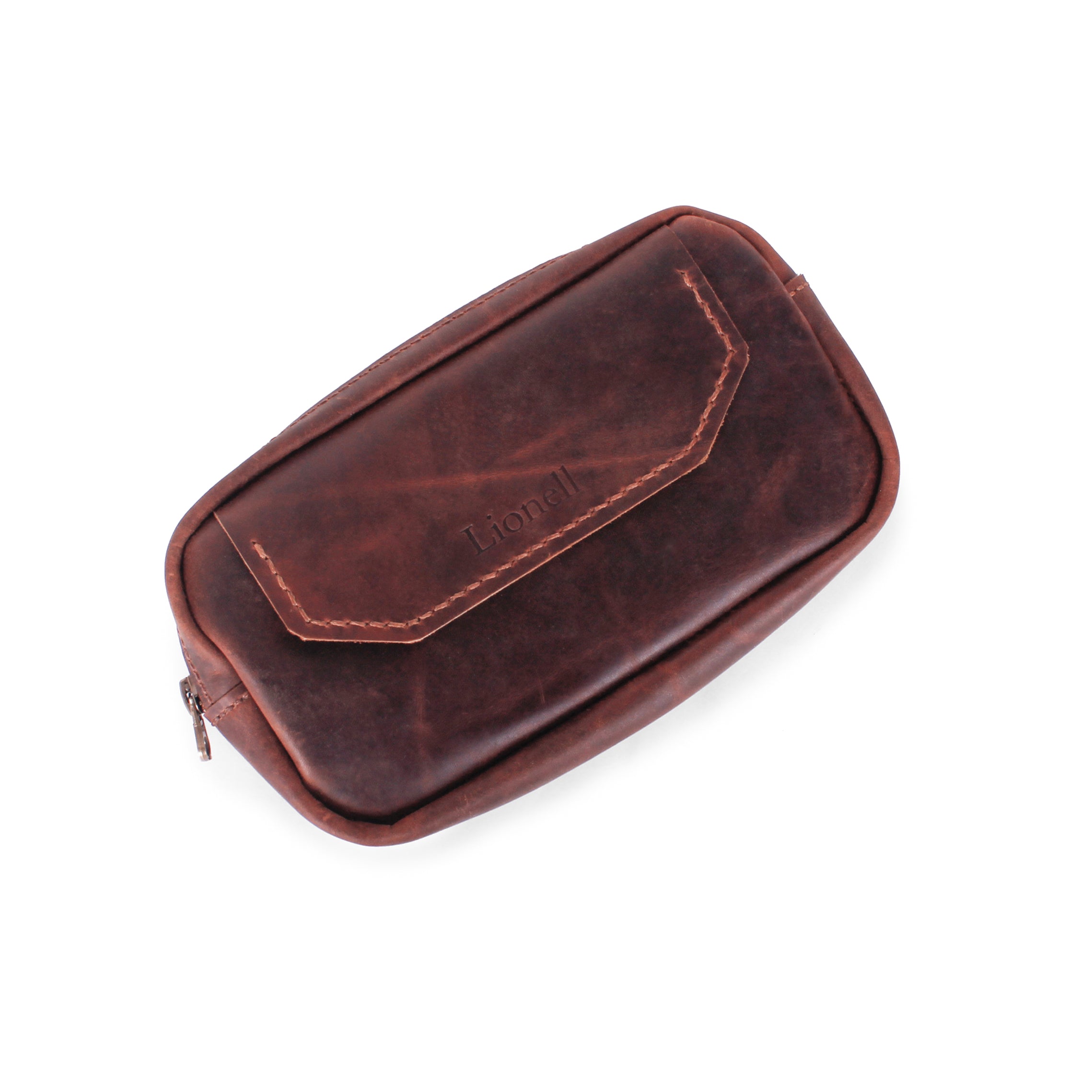 Handbag . Dark brown