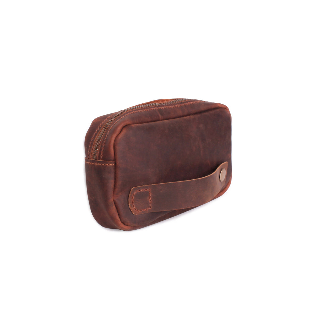 Handbag . Dark brown