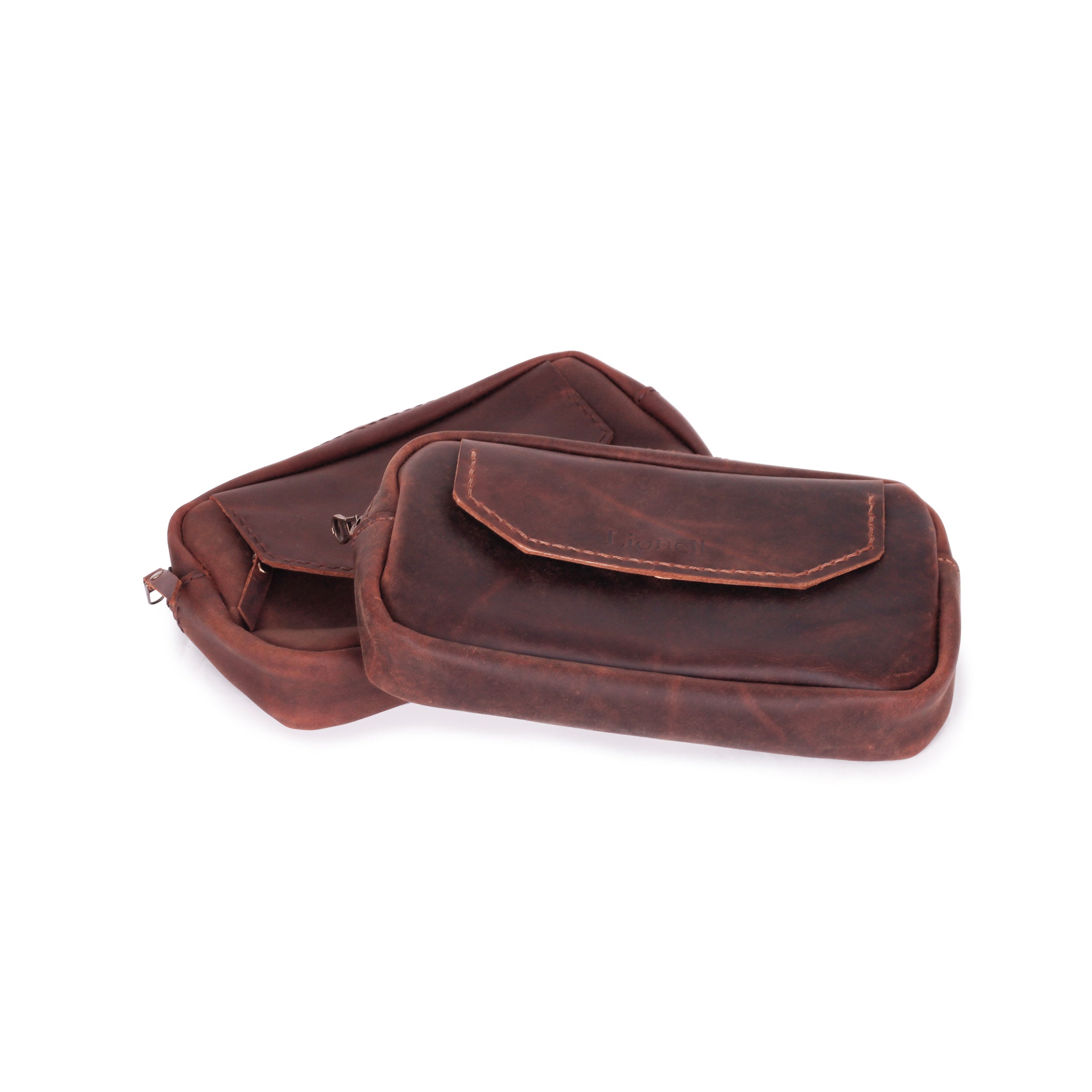 Handbag . Dark brown