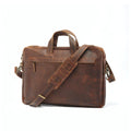 Vintage Laptop Bag . Dark Brown