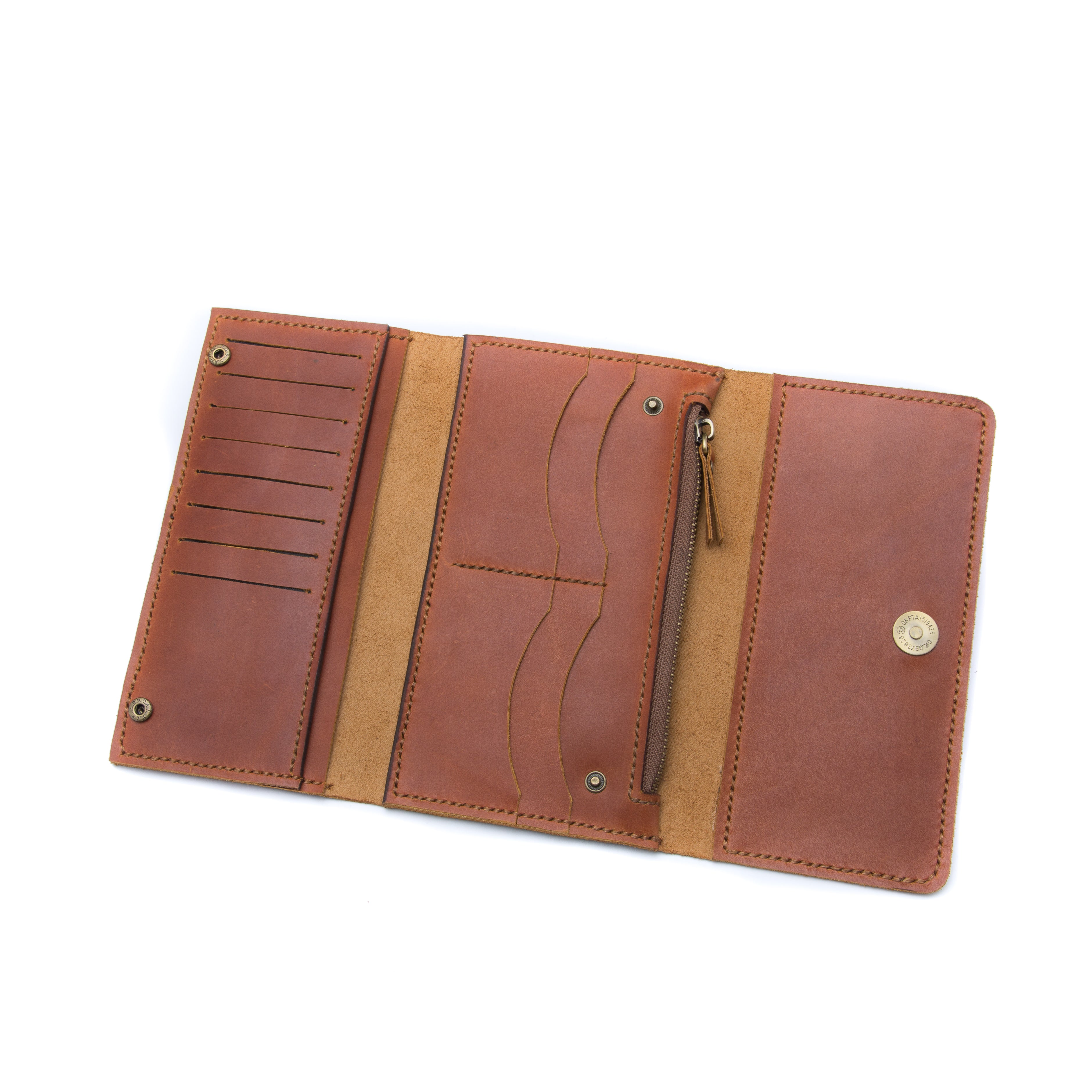 Long Wallet . Brown