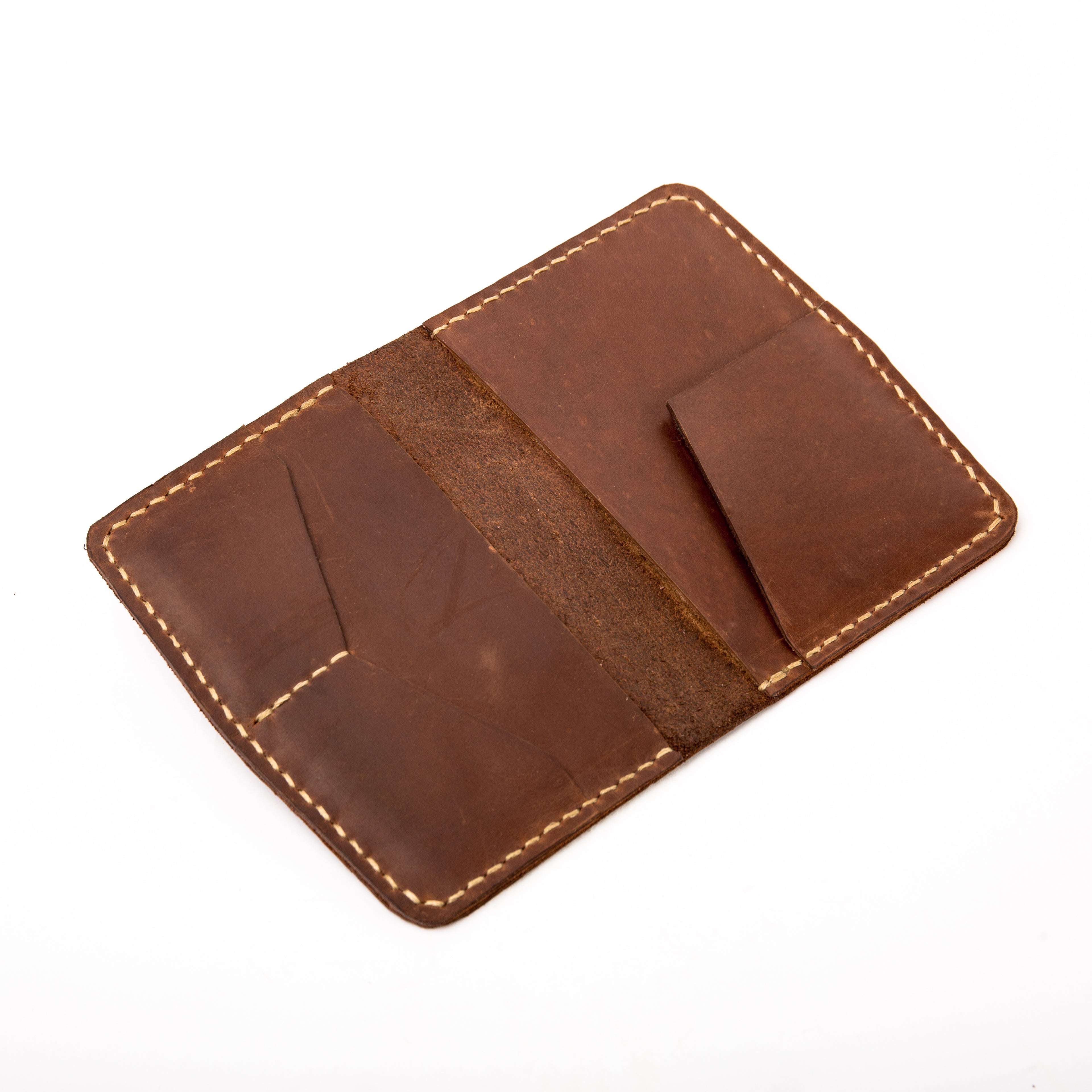Classic Passport Holder . Brown