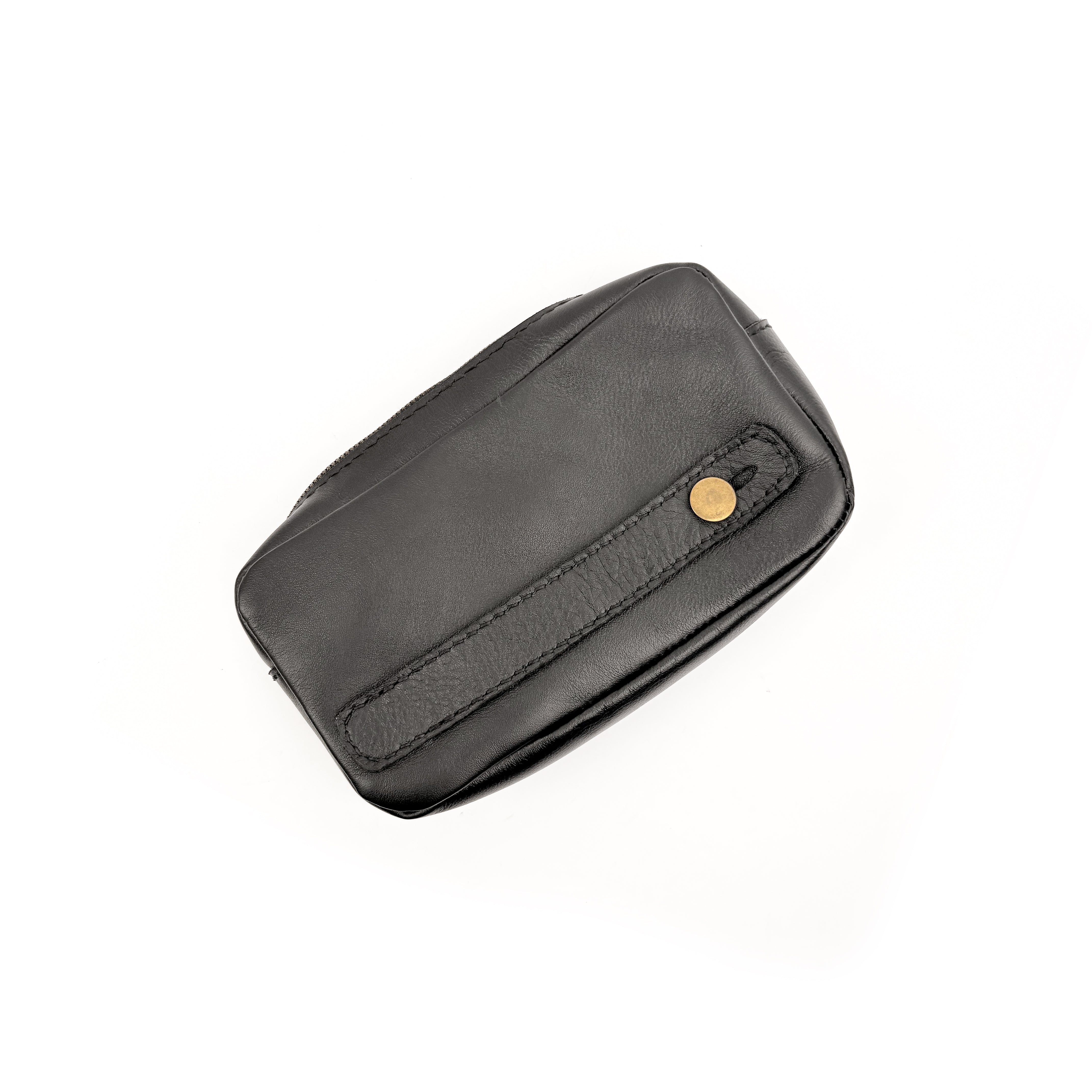 Noir pebbled Handbag