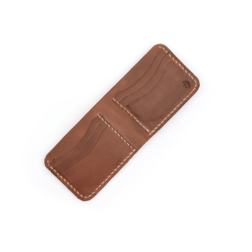 Prime Bi-fold Wallet . Brown