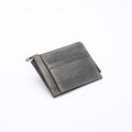 Zippered Card Holder . Grey